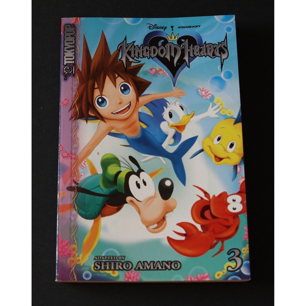 Kingdom Hearts Vol.3 By Shiro Amano TokyoPop Manga English PaperBack Pre-Owned